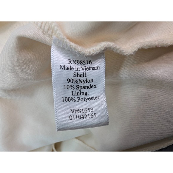 Coldwater Creek Cami Lace Top Size XL Ivory Sexy Chic Babydoll Stretchy Feminine - Picture 7 of 9